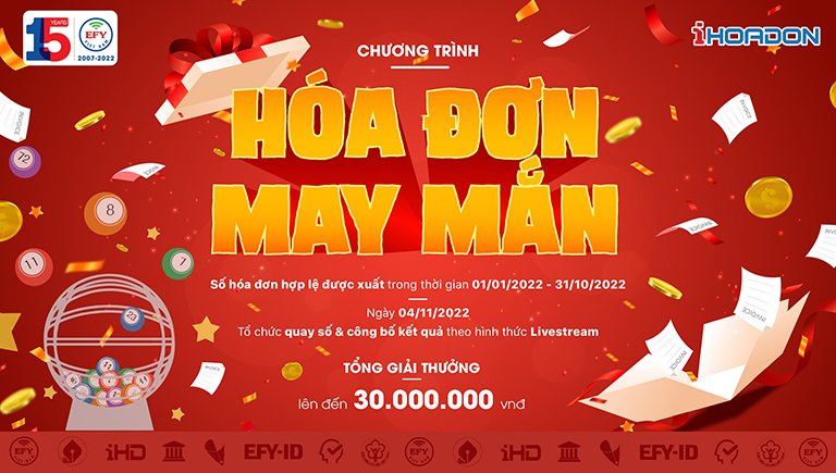 Chương trình Tri ân Khách hàng: “HÓA ĐƠN MAY MẮN”