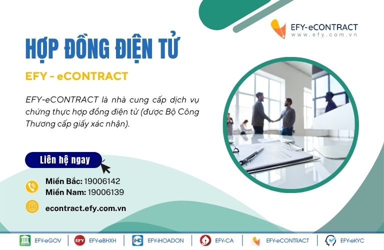 Hợp đồng điện tử EFY-eCONTRACT – Lựa chọn an toàn cho doanh nghiệp nhỏ và hộ kinh doanh