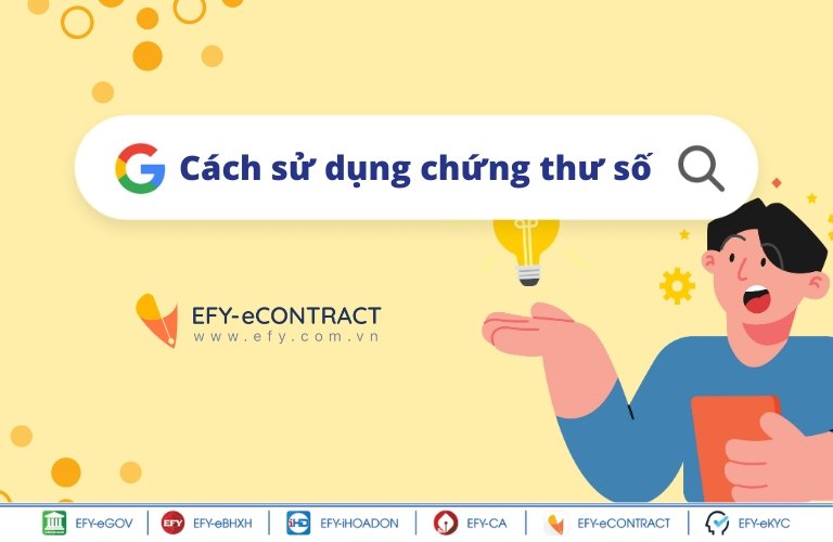 cách sử dụng chứng thư số