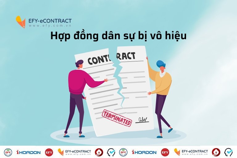 hợp đồng dân sự bị vô hiệu