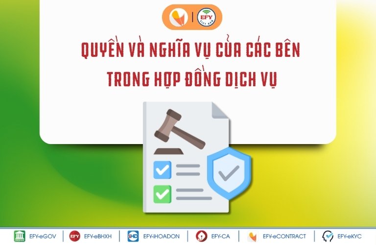 Quyền và nghĩa vụ của các bên trong hợp đồng dịch vụ