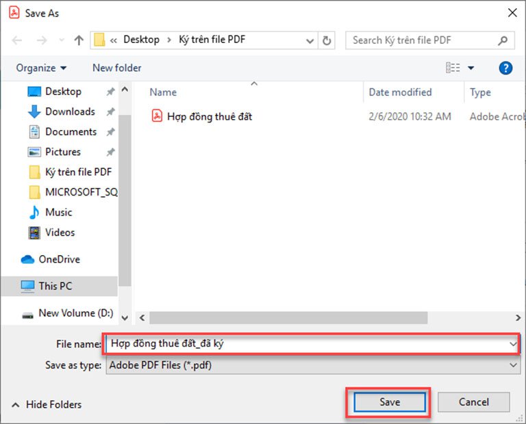 Cách ký hợp đồng PDF