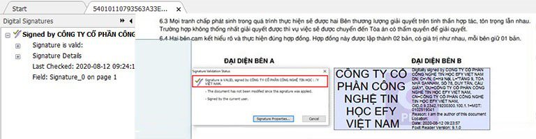 Cách ký hợp đồng PDF