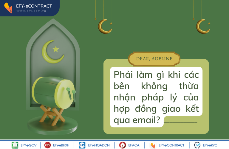 Hợp đồng giao kết qua email có hiệu lực không?