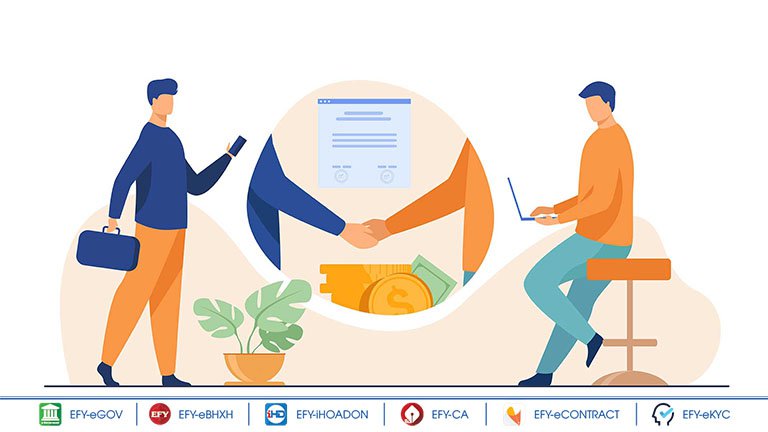 Hợp đồng điện tử giúp hạn chế các nhược điểm do khoảng cách địa lý