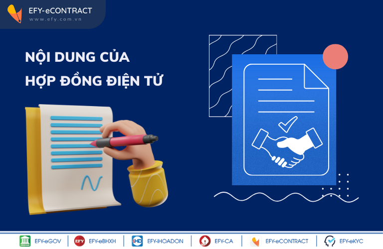 Nội dung của hợp đồng điện tử được quy định như thế nào?