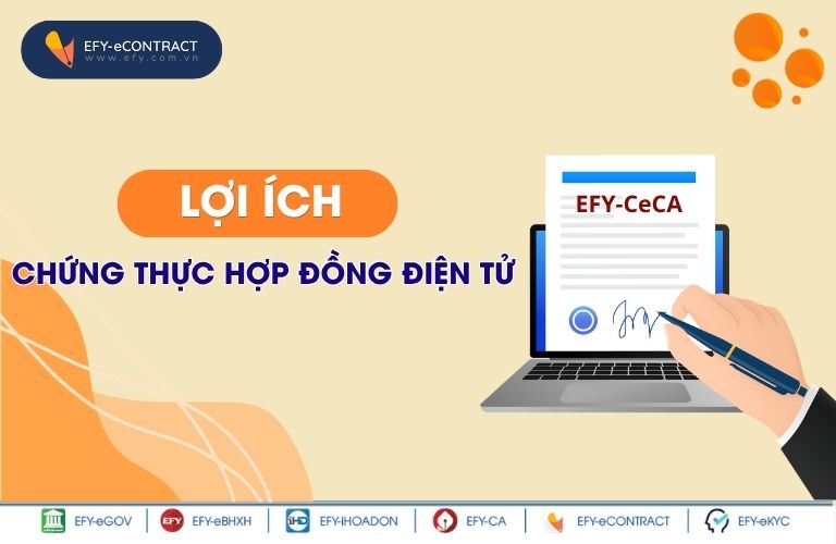 Lợi ích khi chứng thực hợp đồng điện tử